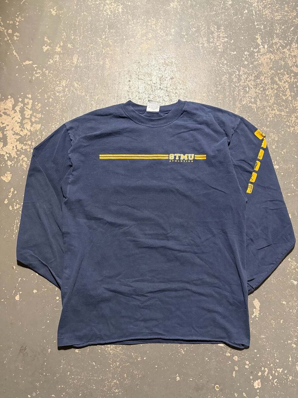 Gear For Sports STMU Athletics Long Sleeve T-Shirt Size L Navy Blue